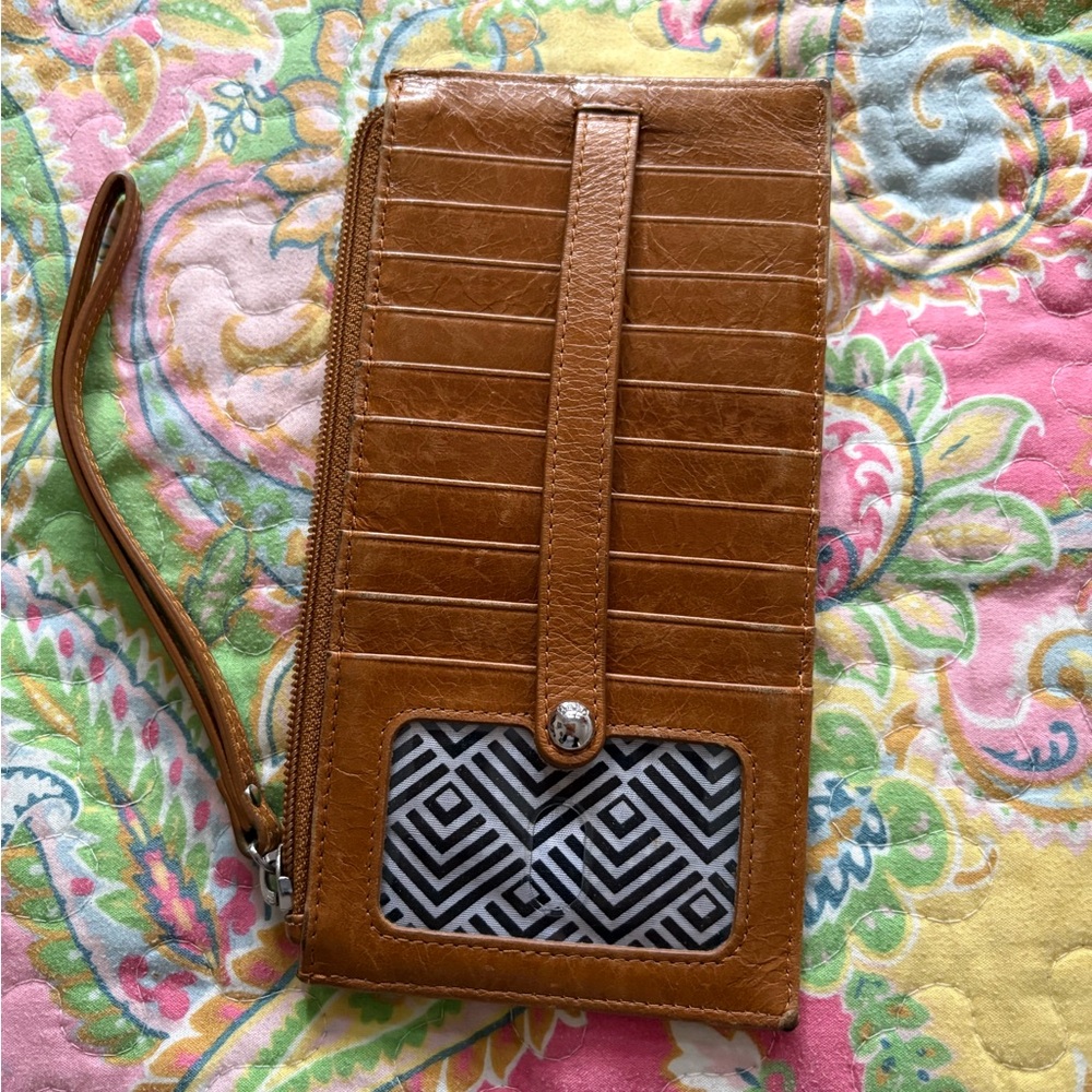 HOBO Tan Leather Wallet